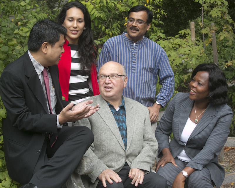 Prof. David Zilberman with students